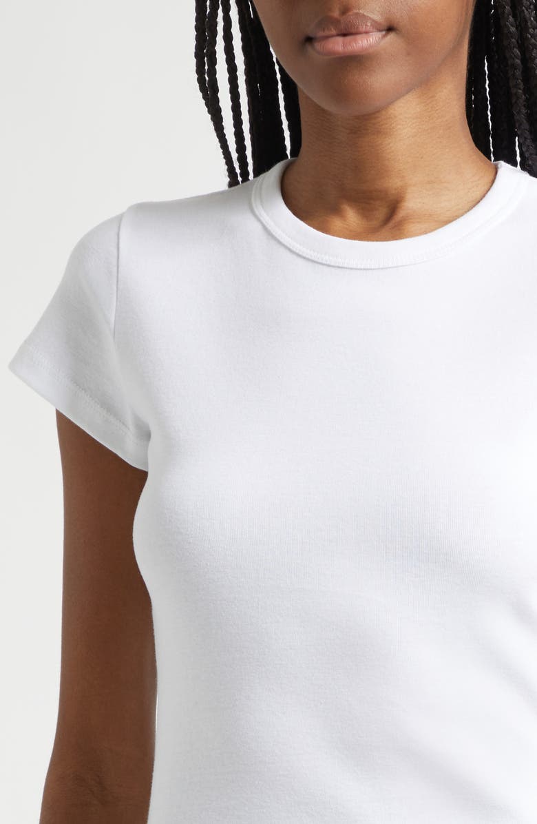 LESET Nando Slim Fit Cotton T-Shirt, Alternate, color, White