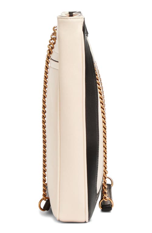 Valentino Garavani Garavani Viva Superstar Medium Nappa Leather Shopping Bag Woman Butter/black Uni In White Multi