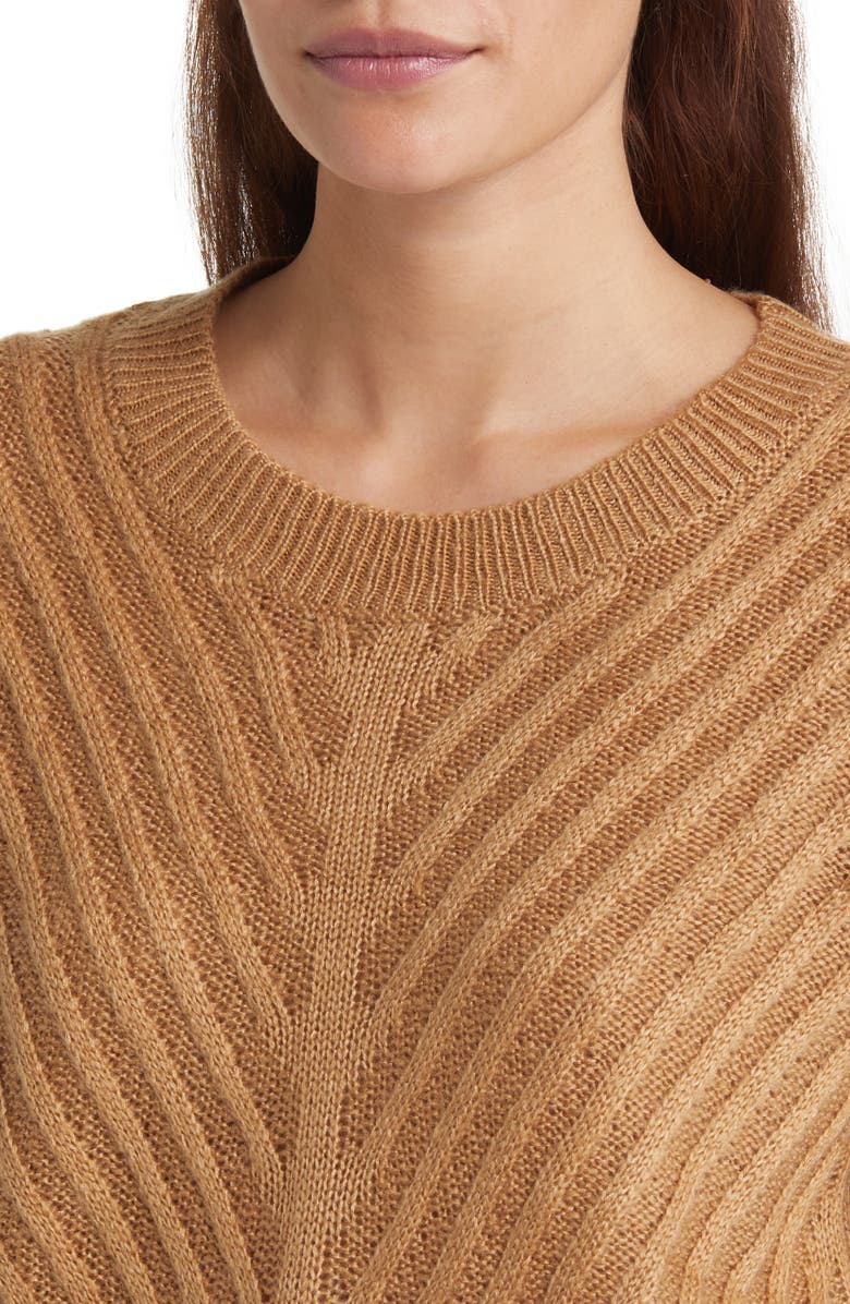 Bobeau Rib Crewneck Sweater, Alternate, color,