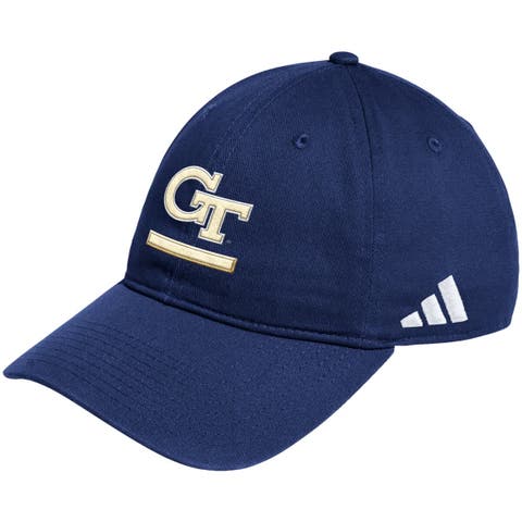 Men's adidas Navy Georgia Tech Yellow Jackets Locker Room Adjustable Slouch Hat