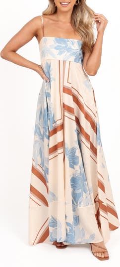 Petal & Pup Eleanor Scarf Print Maxi Dress | Nordstrom