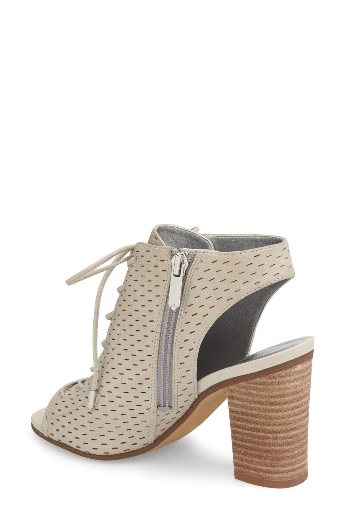 Sam Edelman 'Ennette' Perforated Lace Up Bootie, Alternate, color, 