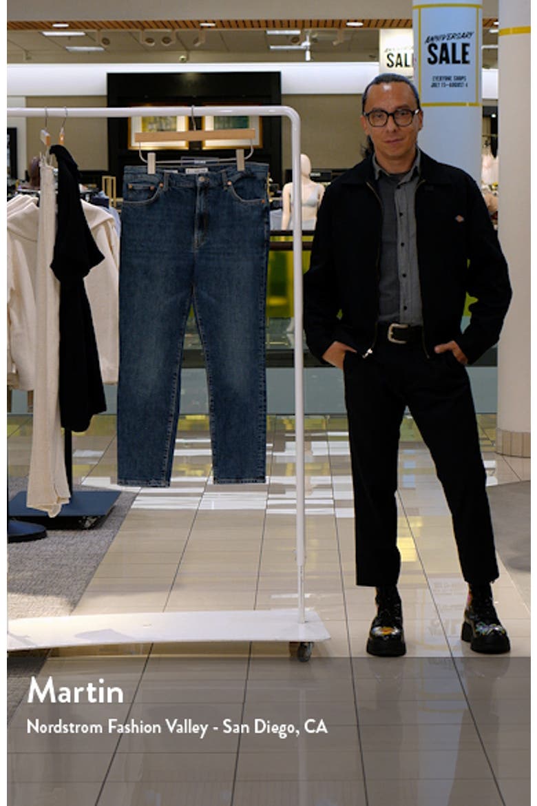 High Waist Crop Slim Jeans video