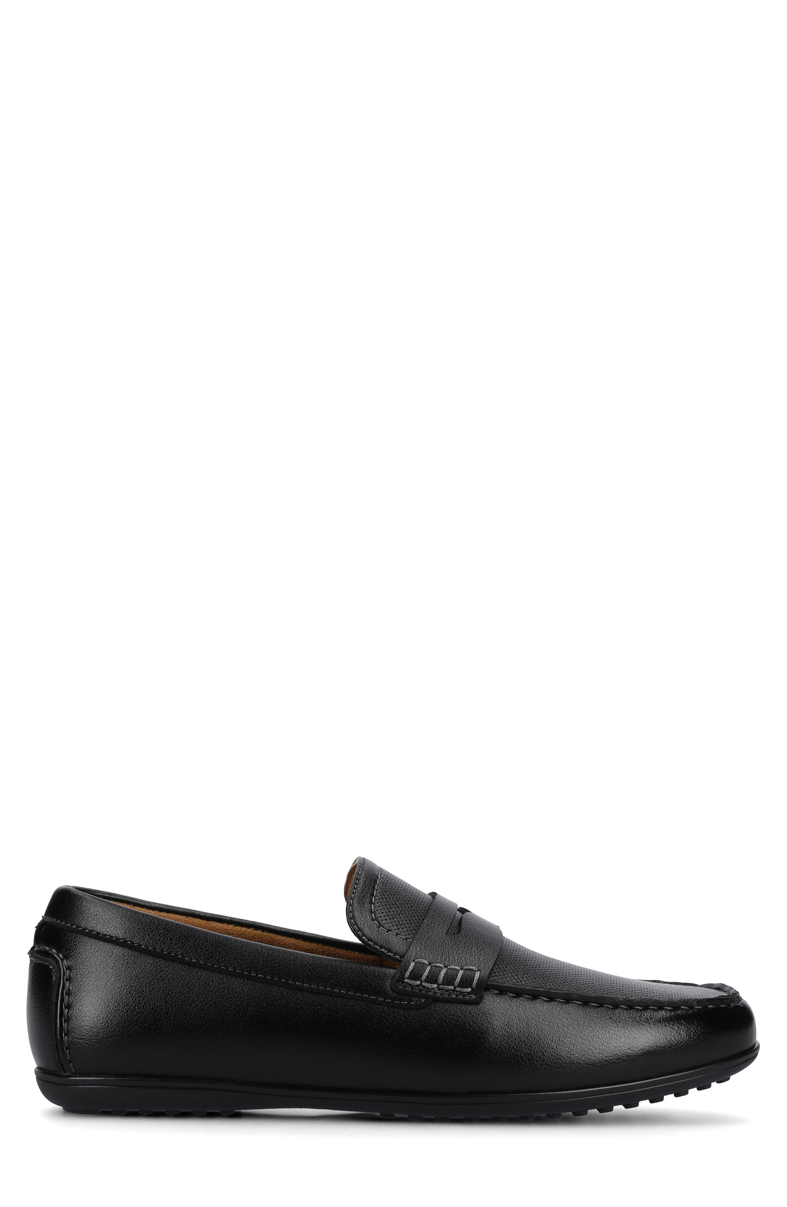 VANCE CO Yates Penny Loafer, Alternate, color, Black