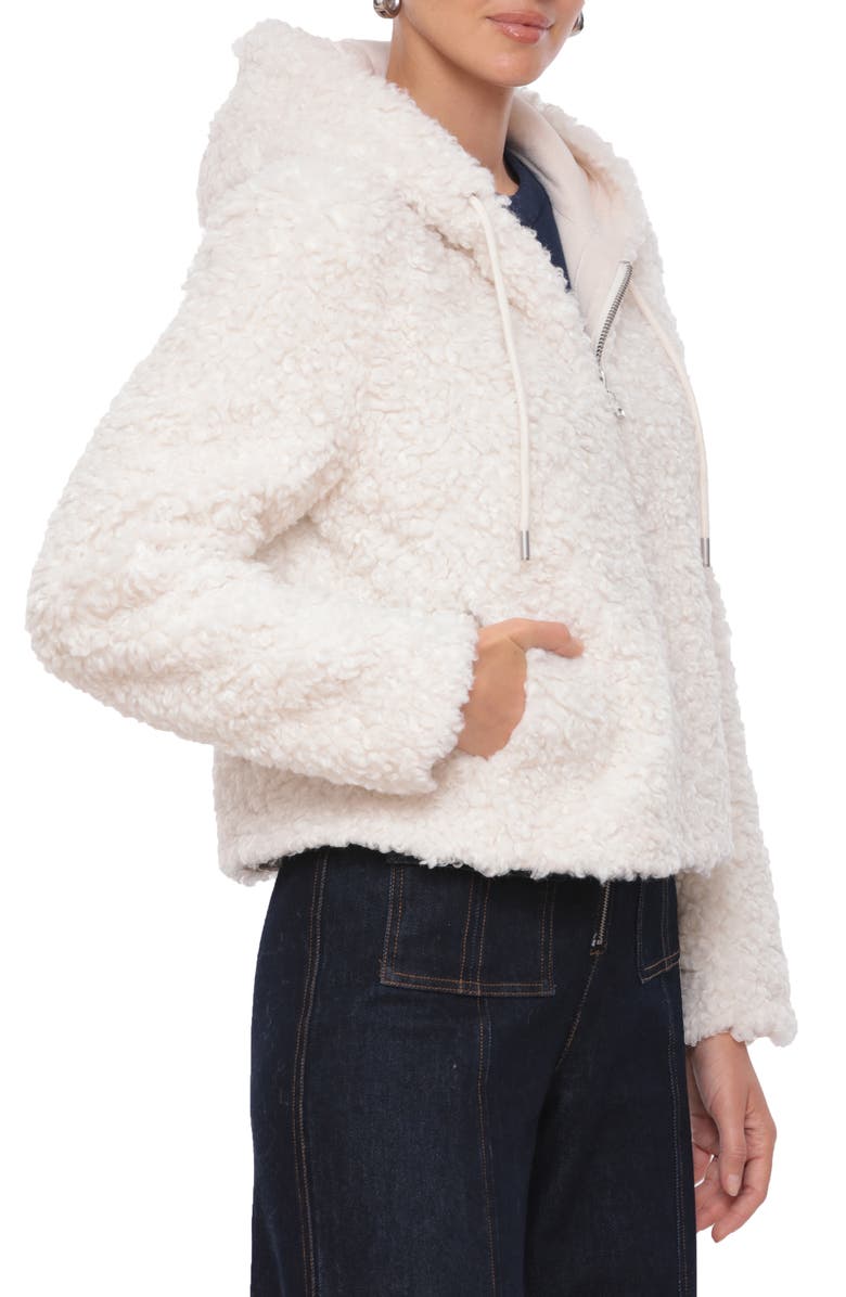 Avec Les Filles Faux Fur Hooded Jacket, Alternate, color, 