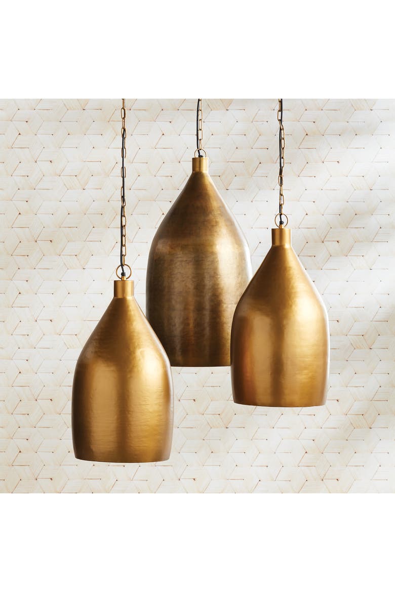 Loxley Pendant, Alternate, color, Gold
