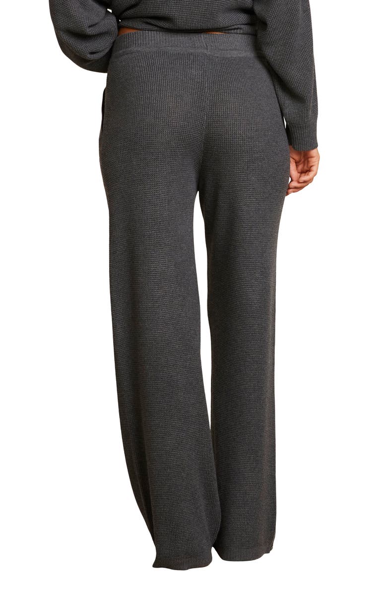 Barefoot Dreams<sup>®</sup> Waffle Knit Drawstring Pants, Alternate, color, 