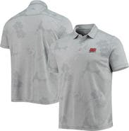 Tommy Bahama Men's Tommy Bahama Gray Joey Logano Miramar Blooms Polo