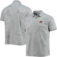 Tommy Bahama Men's Tommy Bahama Gray Joey Logano Miramar Blooms Polo