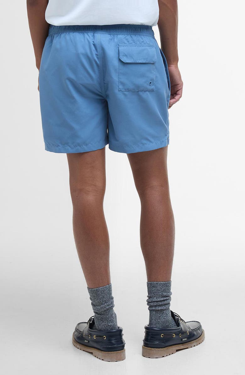 Barbour Staple Logo Swim Trunks, Alternate, color,