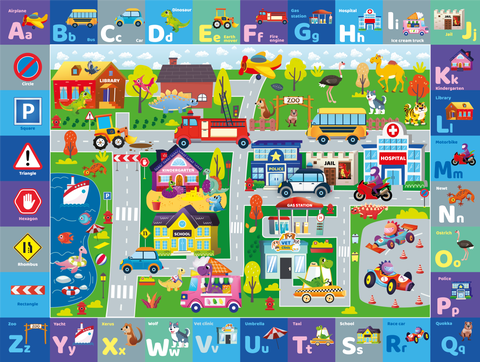 Super Soft ABC Baby Play Mat for Floor