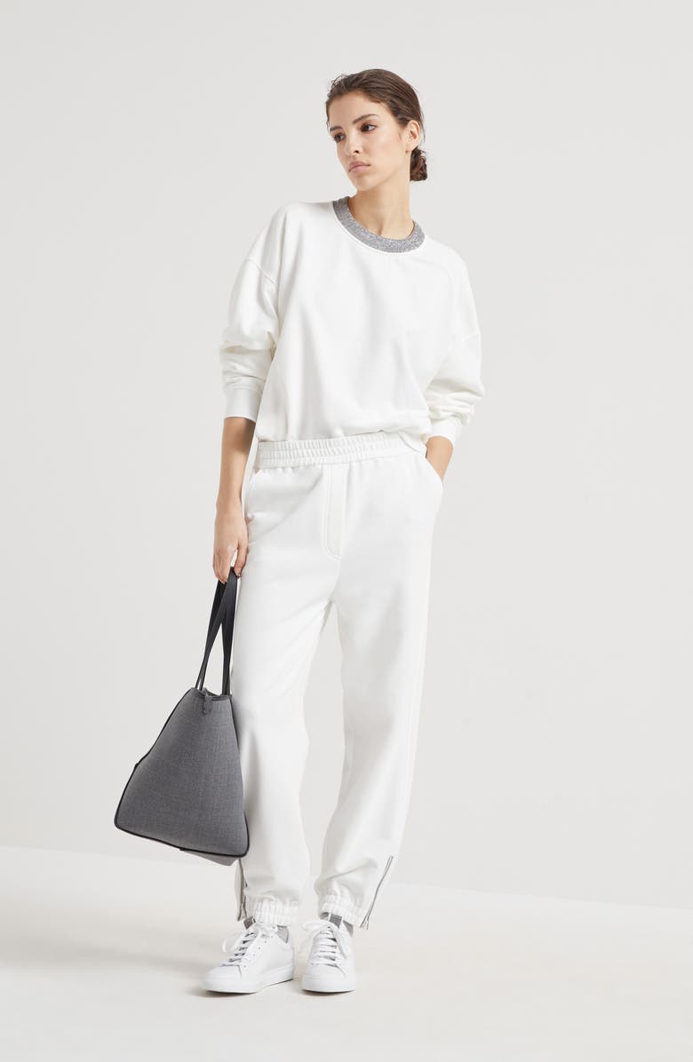 Brunello Cucinelli Cotton French terry sweatshirt, Alternate, color, 