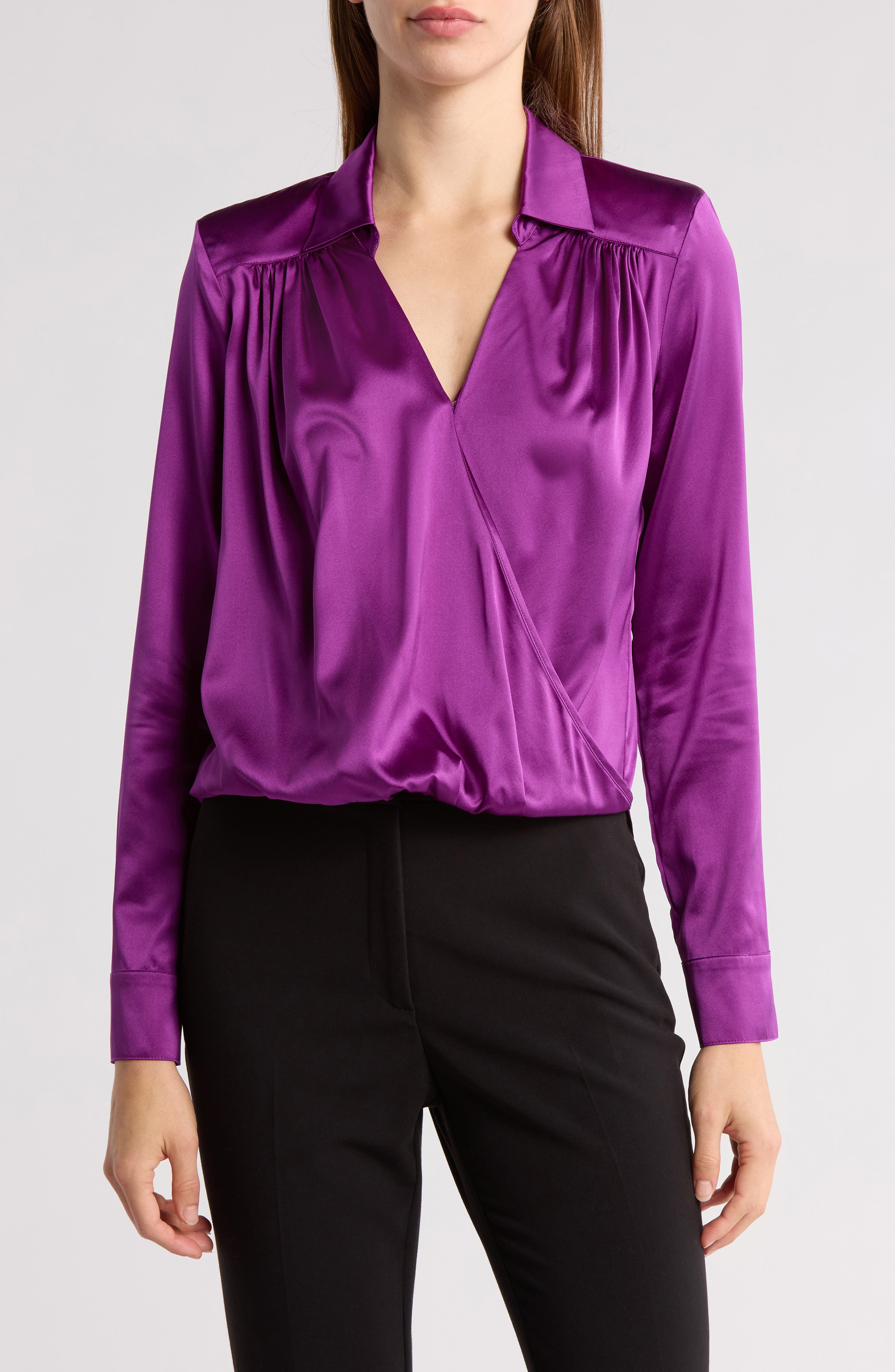 Veronica Beard Rozik Stretch Silk Top