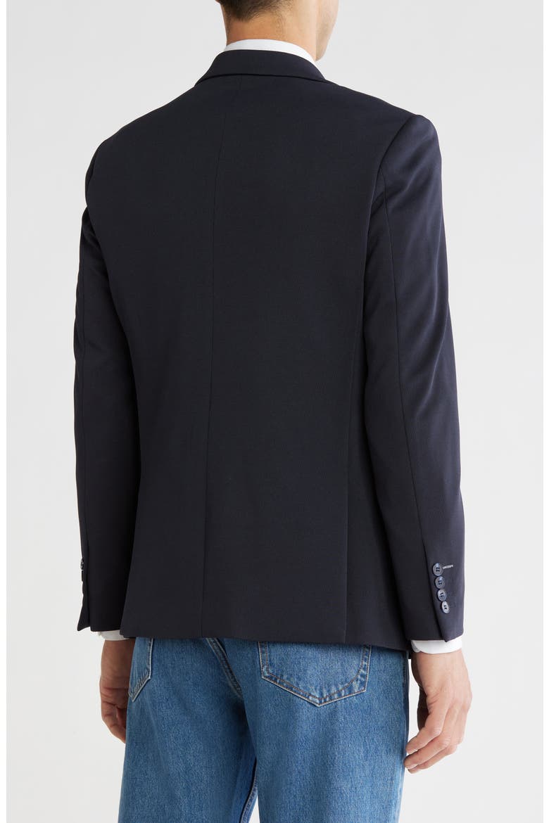 Textured Knit Blazer, Alternate, color, NAVY