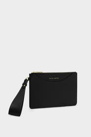 Katie Loxton Alba Wristlet Pouch in Black