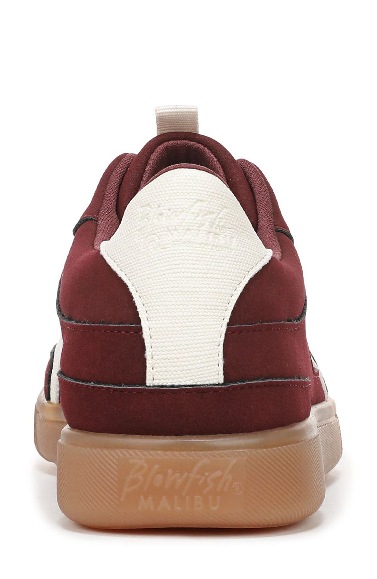 Blowfish Malibu Tastic Sneaker, Alternate, color, Carmine Red Faux Suede