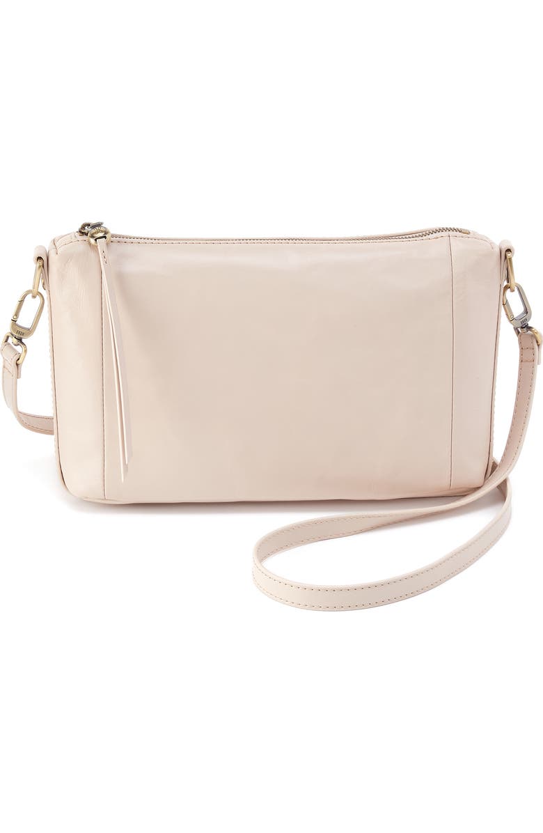 HOBO Darcy Carryall Leather Crossbody Bag, Main, color, Pale Flax