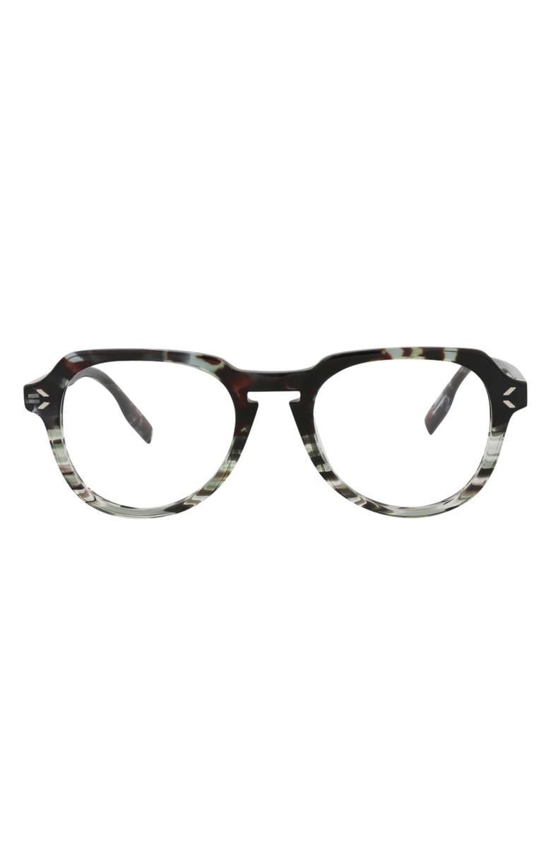McQueen 50mm Round Optical Glasses, Main, color, 