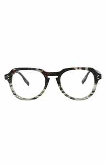 McQueen 50mm Round Optical Glasses