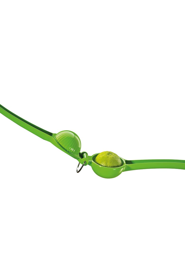 Aluminum Limetta Lime Squeezer, Green, Alternate, color, Green