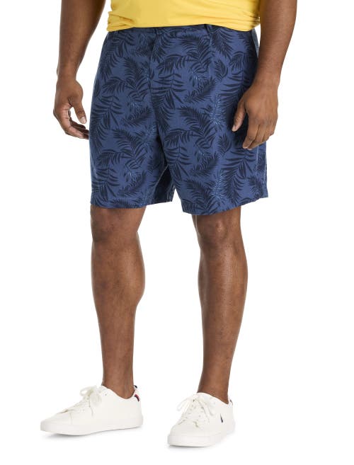 Nautica Big & Tall Pull-on Striped Shorts