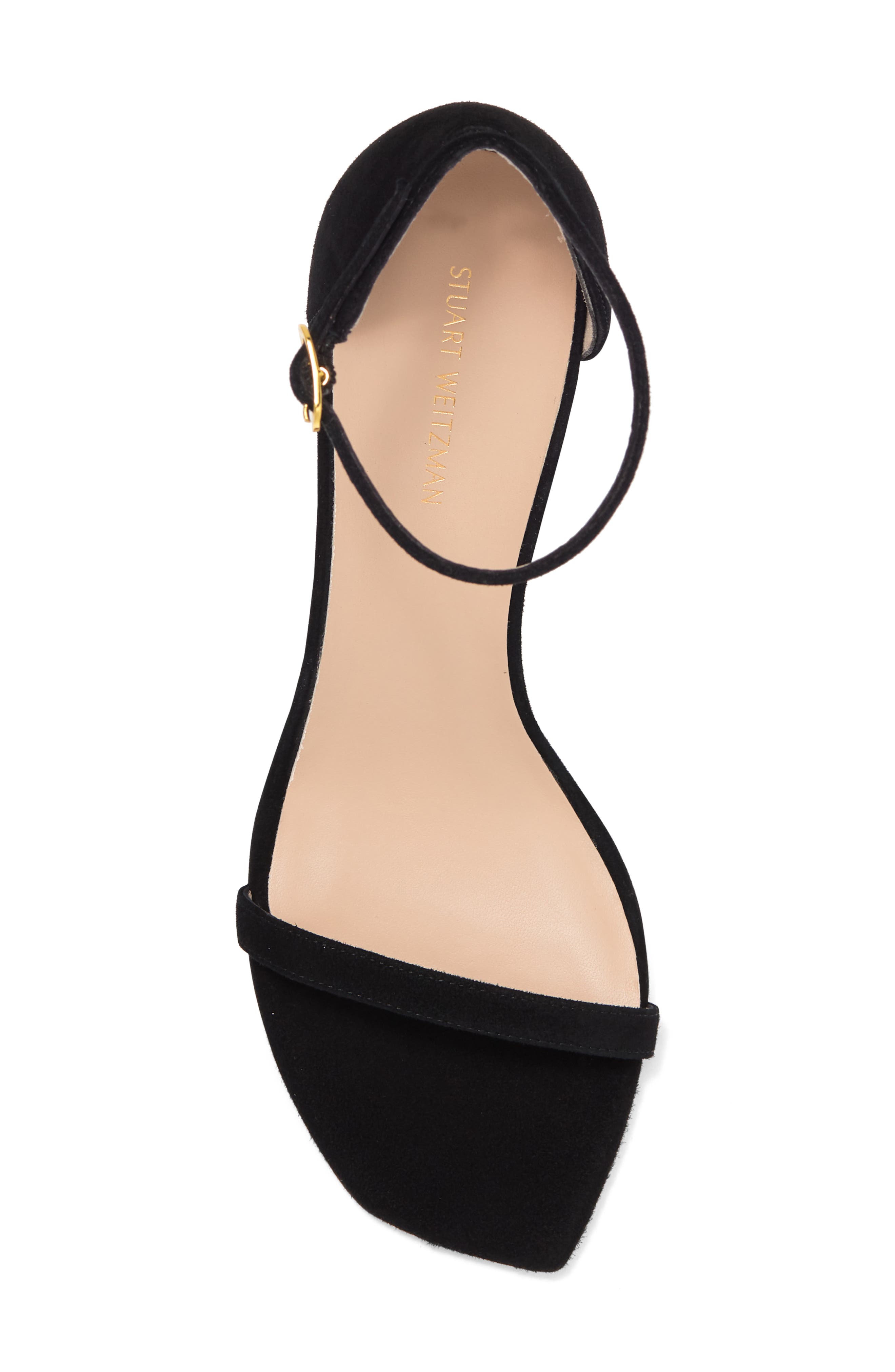 Stuart Weitzman Amelina Suede Sandal, Alternate, color, 