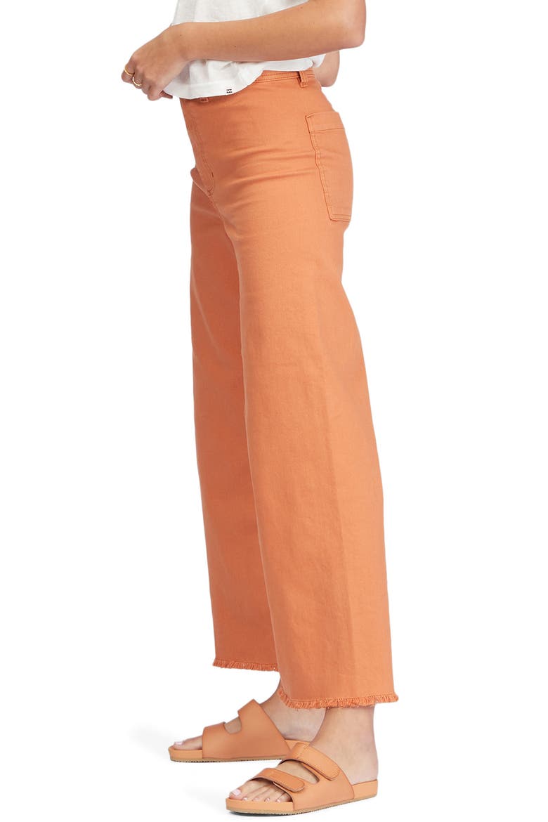 Free Fall Stretch Crop Wide Leg Pants, Alternate, color, DESERT CLAY