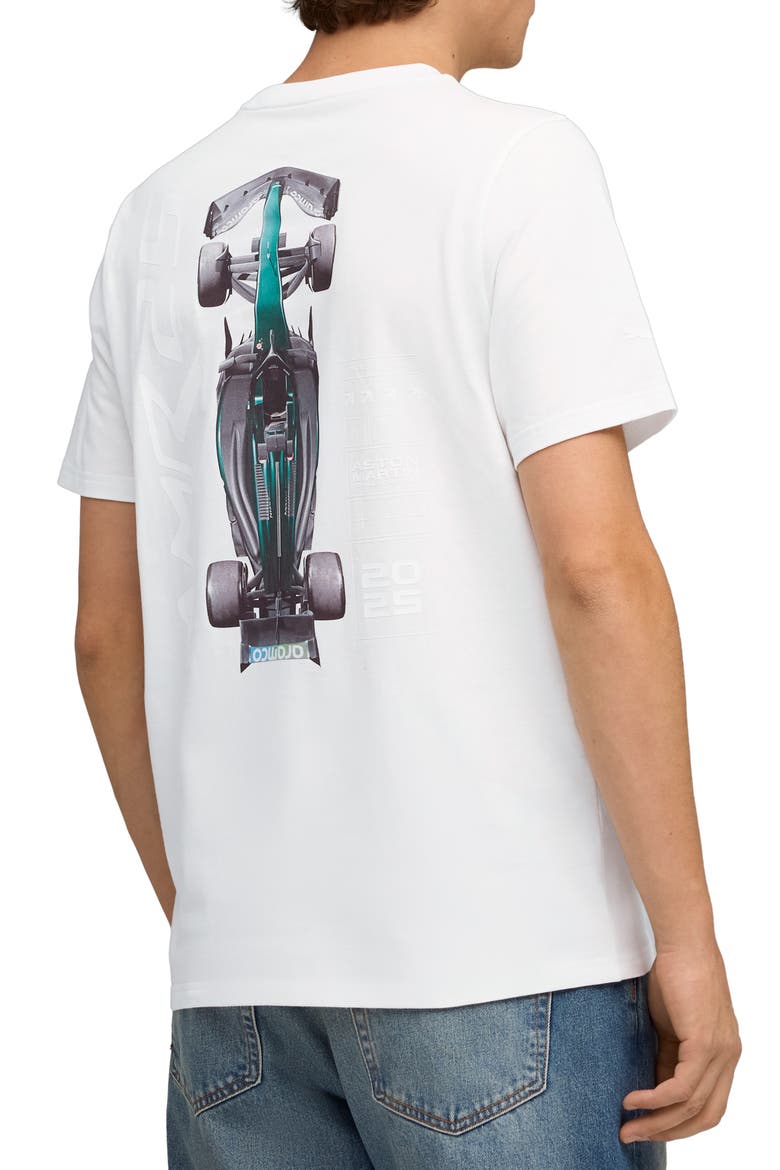 x AMF1 Graphic T-Shirt, Alternate, color, PUMA WHITE