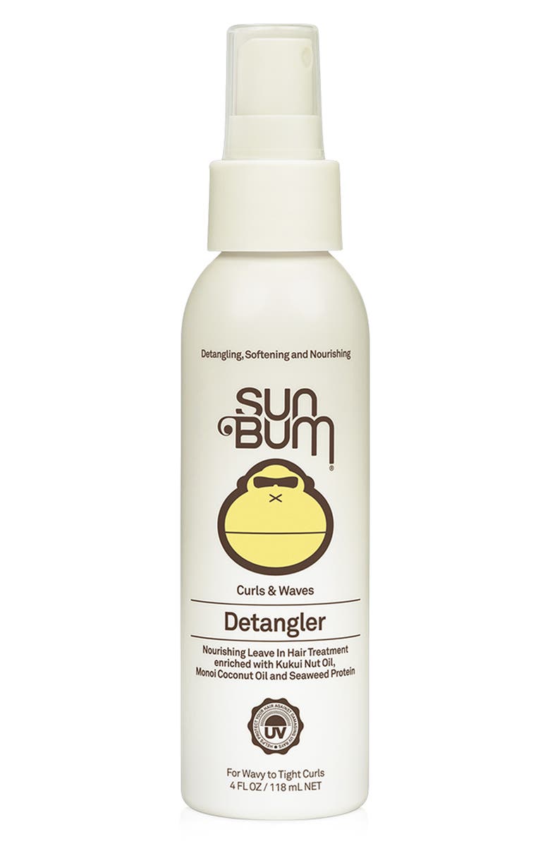Sun Bum Curl & Waves Detangler, Main, color,