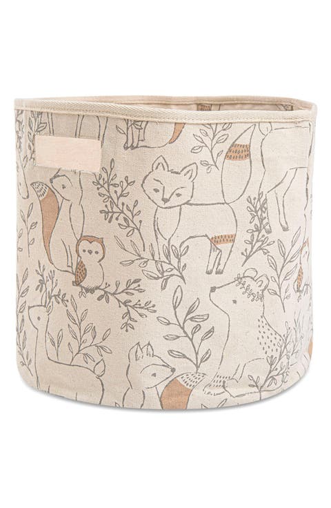 Round Nursery Storage Bin