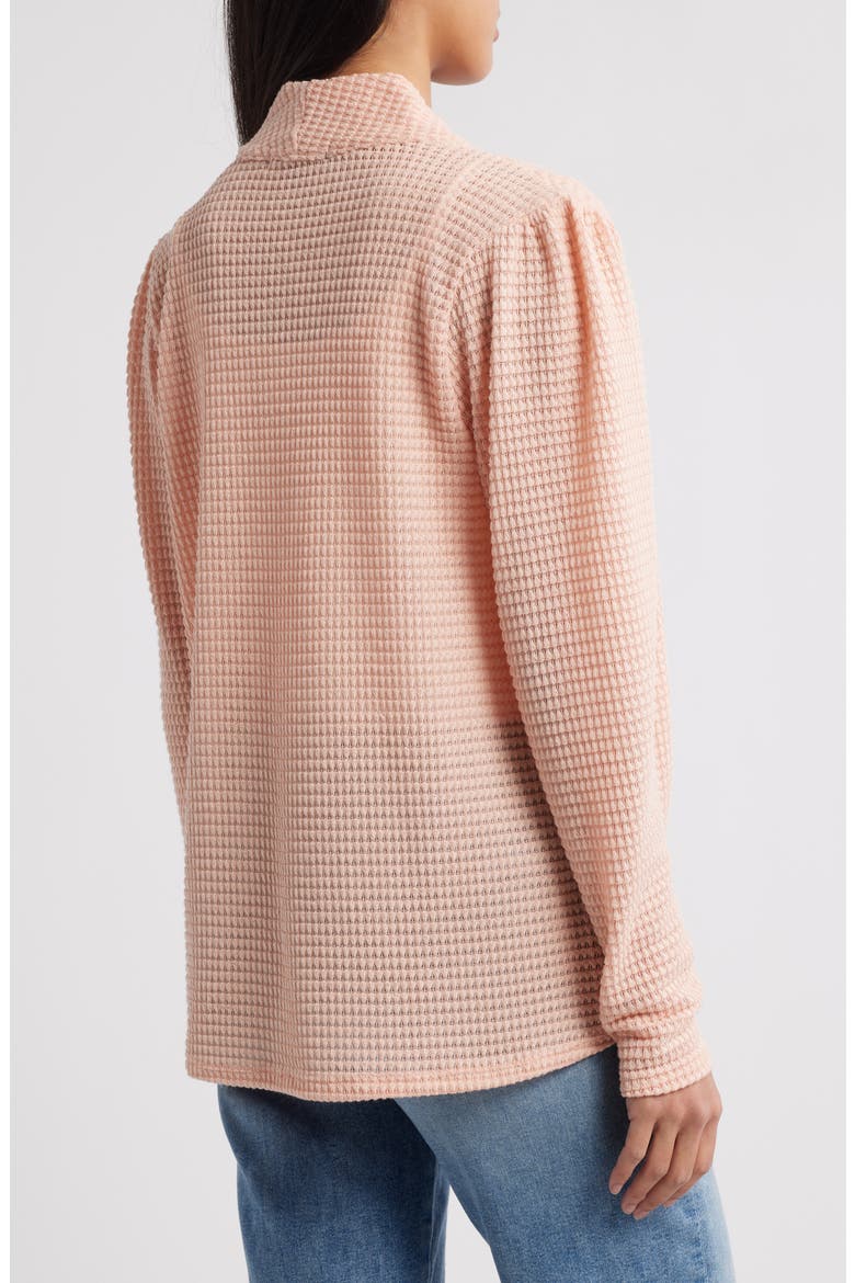 Open Stitch Surplice Sweater, Alternate, color, PEARL BLUSH