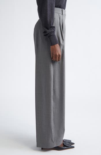 Jacquemus Le Pantalon d'Homme Pleated Stretch Virgin Wool Wide Leg