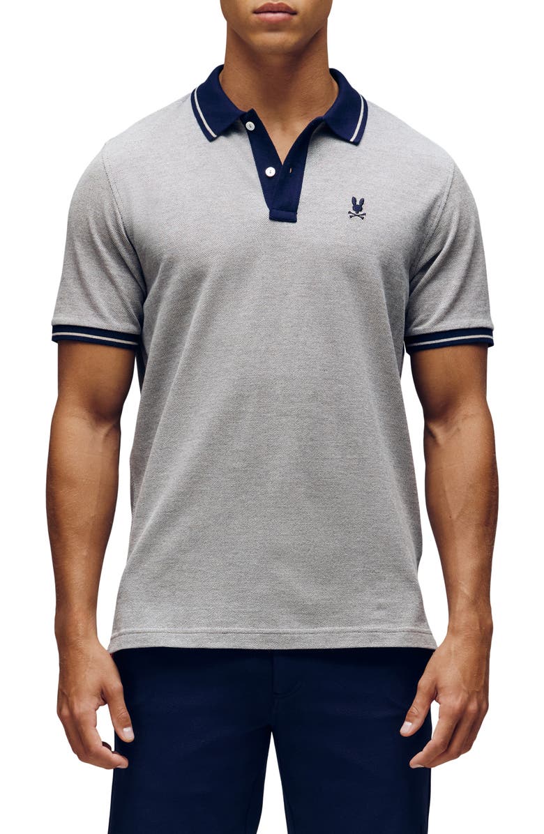 Psycho Bunny Quinton Piqué Polo, Main, color, 