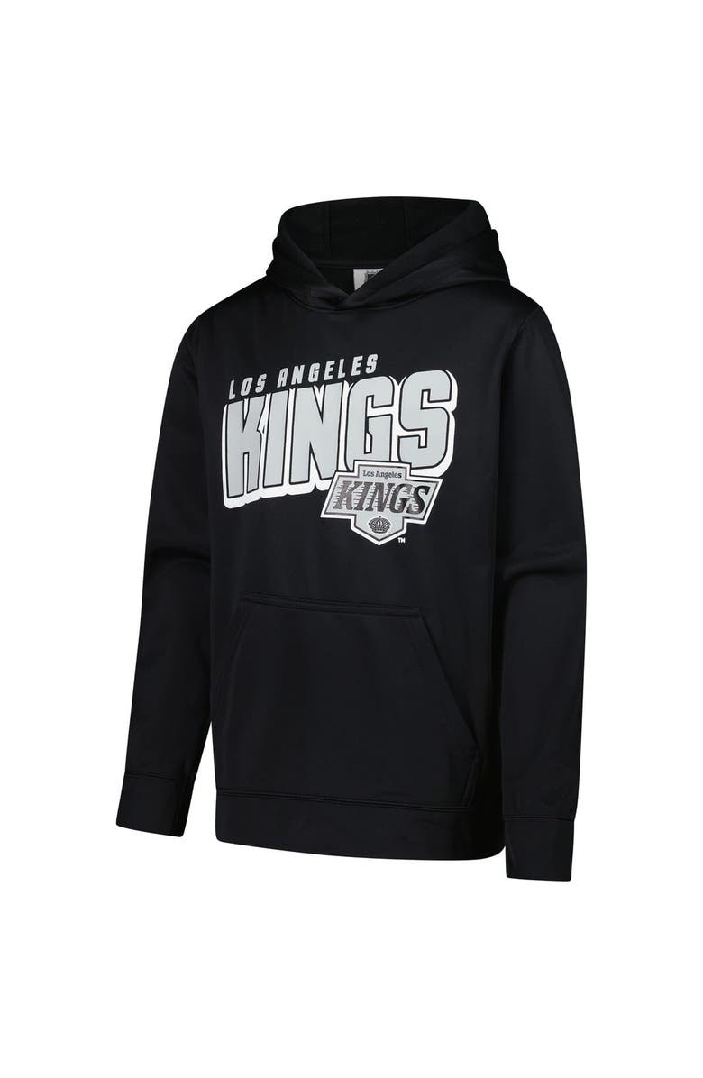 Outerstuff Youth Black Los Angeles Kings Cyber Punk Performance Hoodie, Alternate, color,
