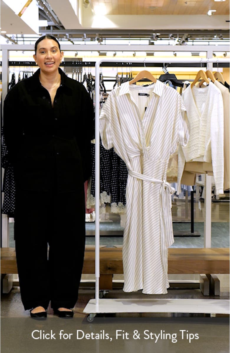 Stripe Twill Dress, sales video thumbnail