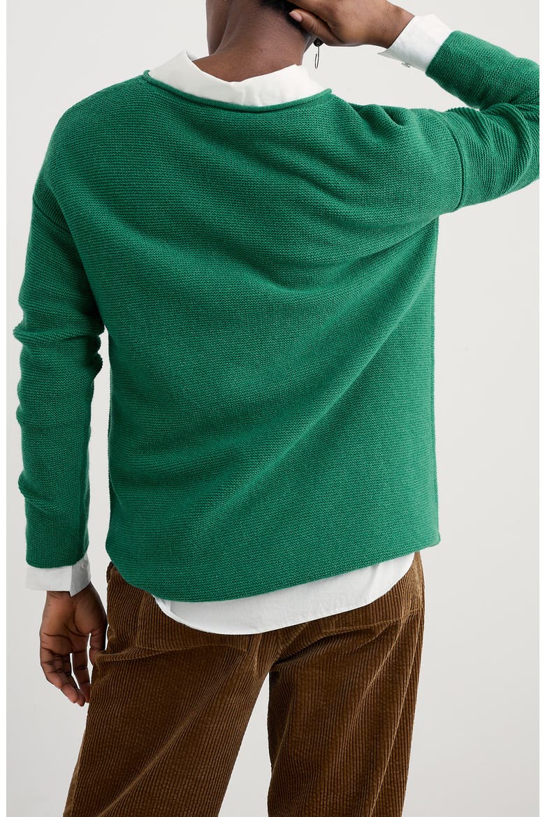 Fruity II Merino Wool Blend Sweater, Alternate, color, KNIT MELANGE GLADE