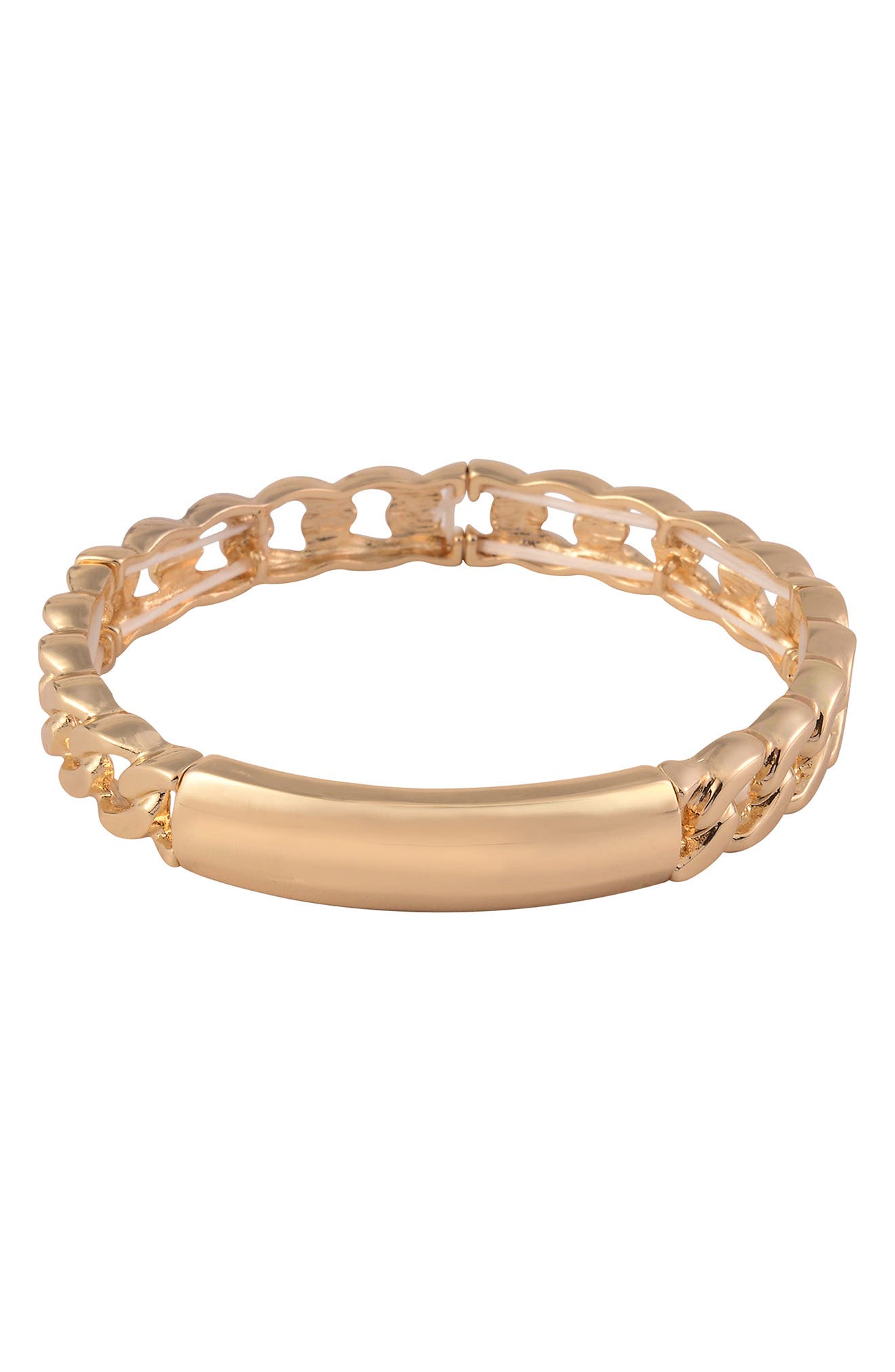 RACHEL Rachel Roy ID Bar Stretch Bracelet
