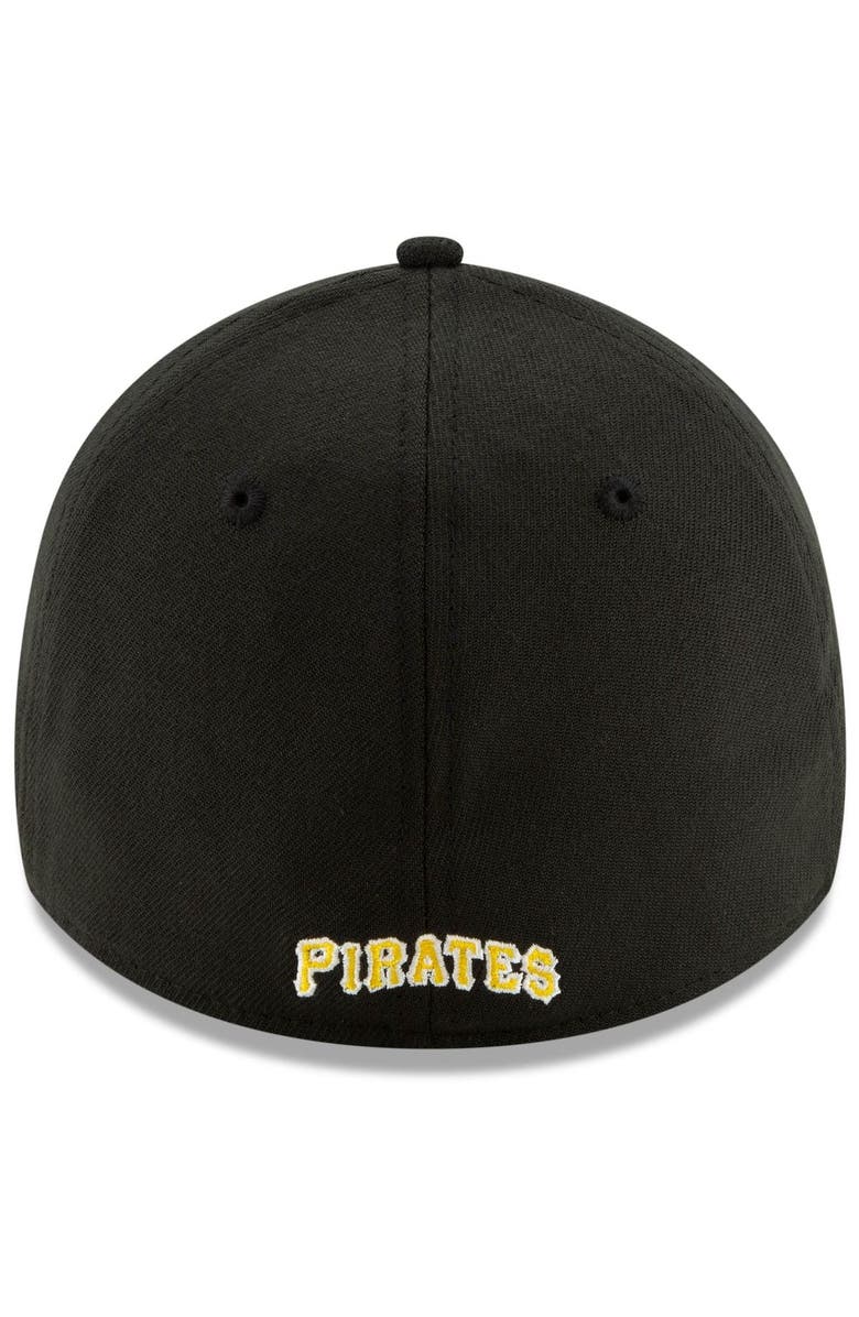 New Era Men's New Era Black Pittsburgh Pirates Alternate 2 Team Classic 39THIRTY Flex Hat, Alternate, color, 