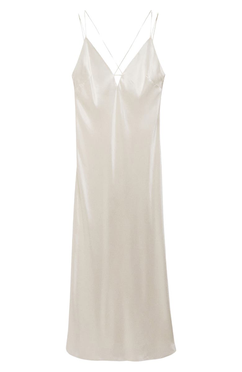 MANGO Satin Maxi Slipdress, Main, color, 