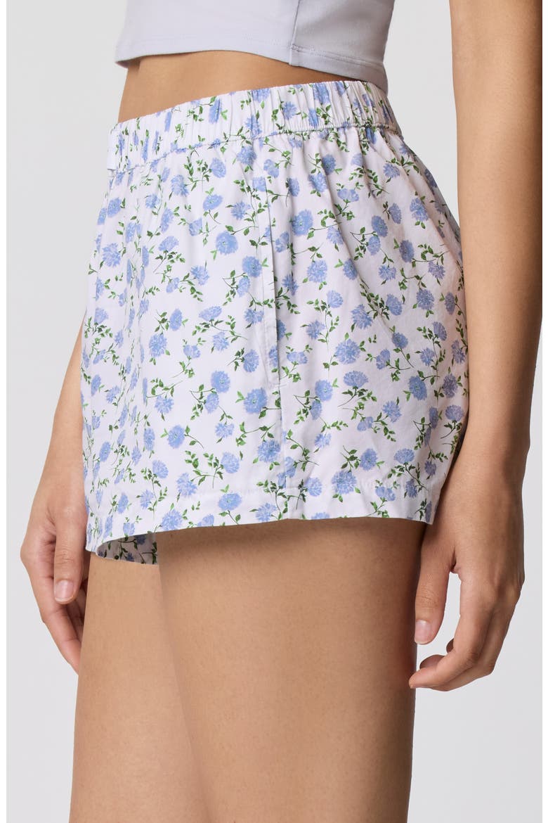 Classic Cotton Blend Boxer Shorts, Alternate, color, PEONIE