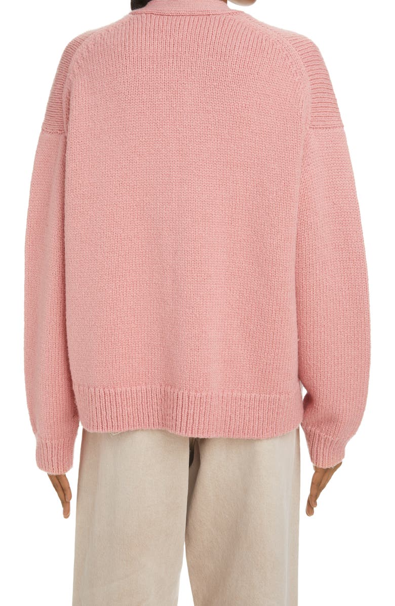 Acne Studios Kida Wool Blend Cardigan, Alternate, color, 