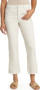 Wit & Wisdom 'Ab'Solution Frayed High Waist Ankle Barely Bootcut Jeans