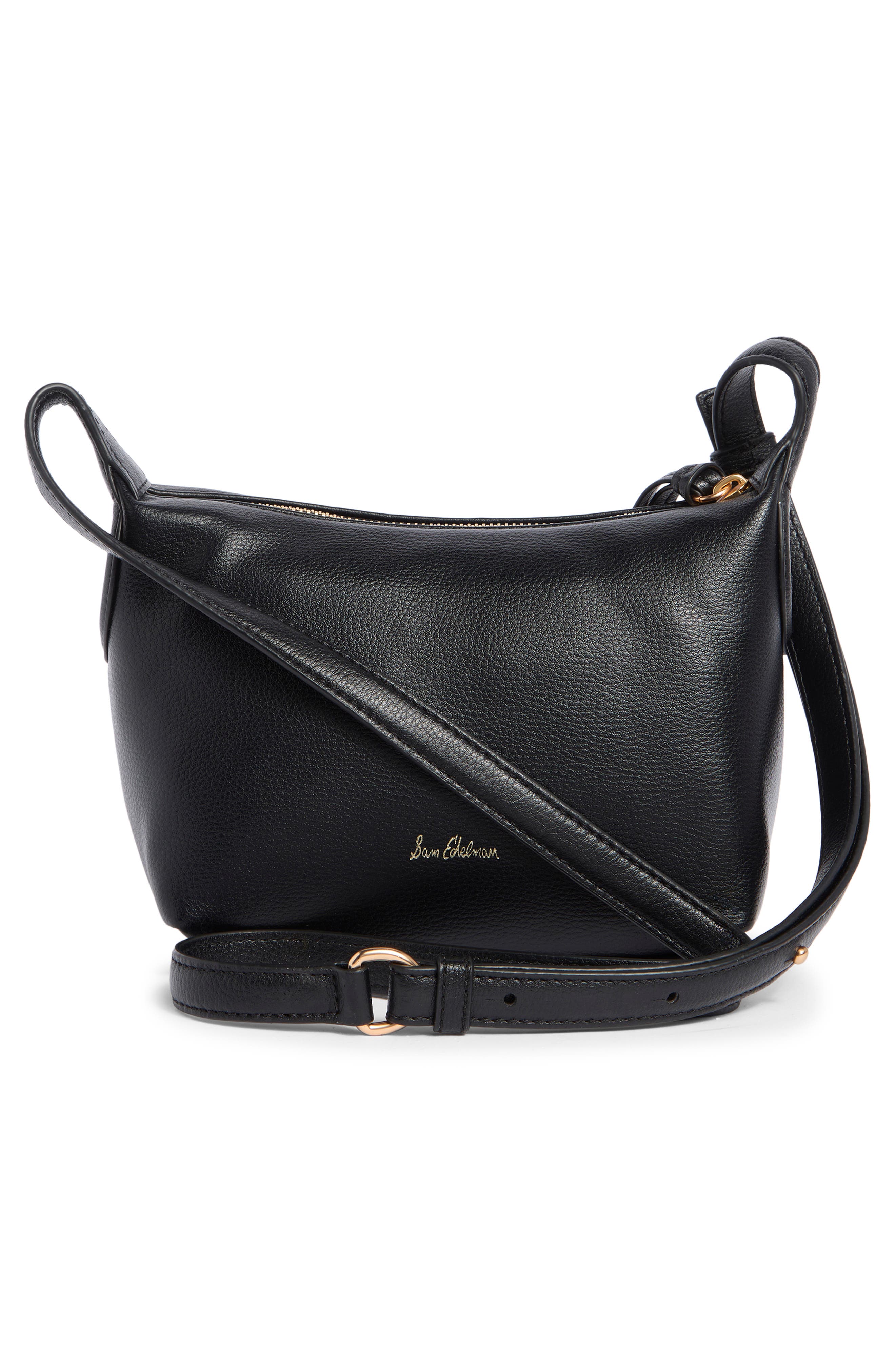 Sam Edelman Elaina Crossbody Bag, Alternate, color, Black