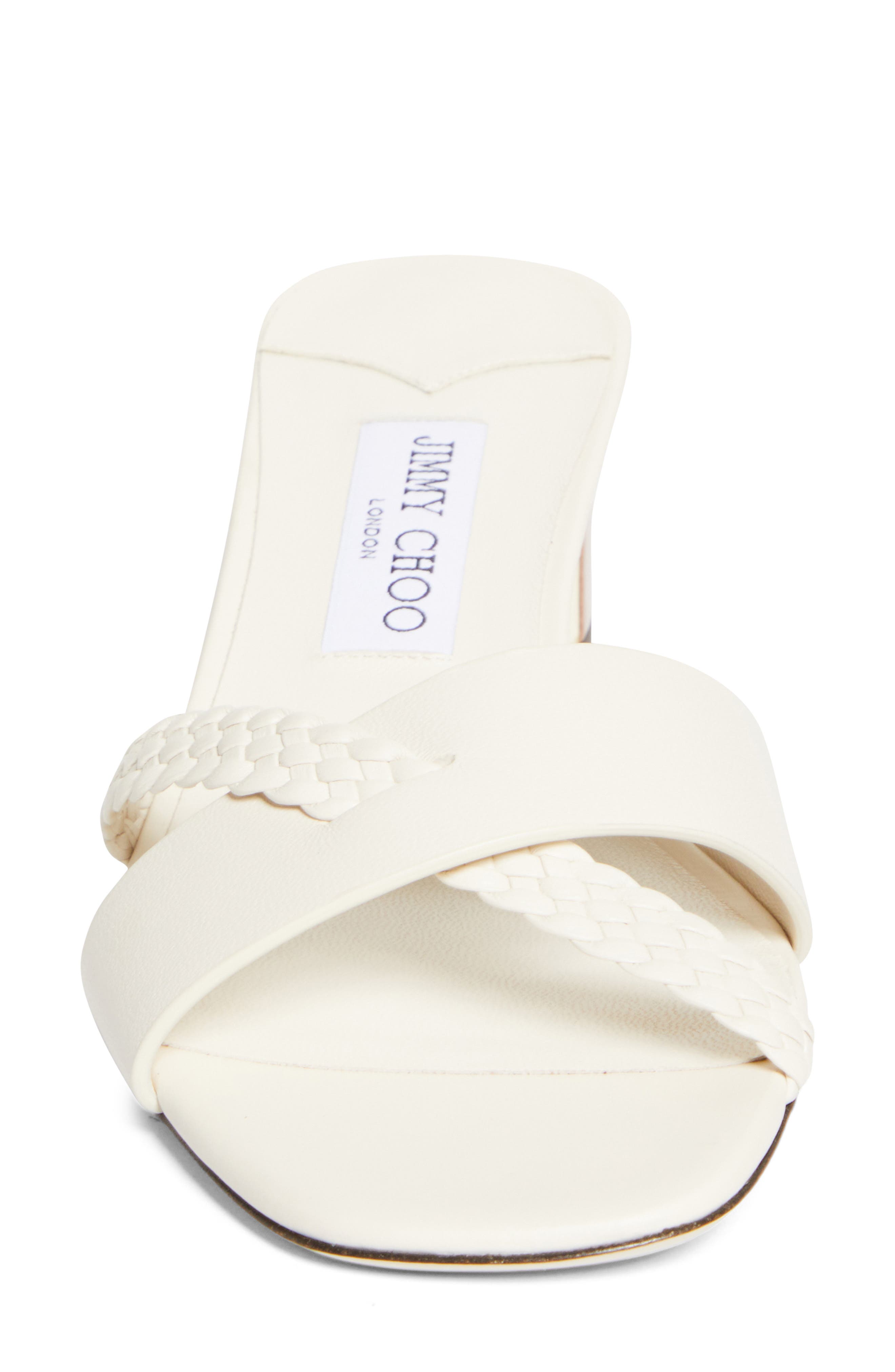 Jimmy Choo Rori Slide Sandal, Alternate, color, Latte/ Toasty