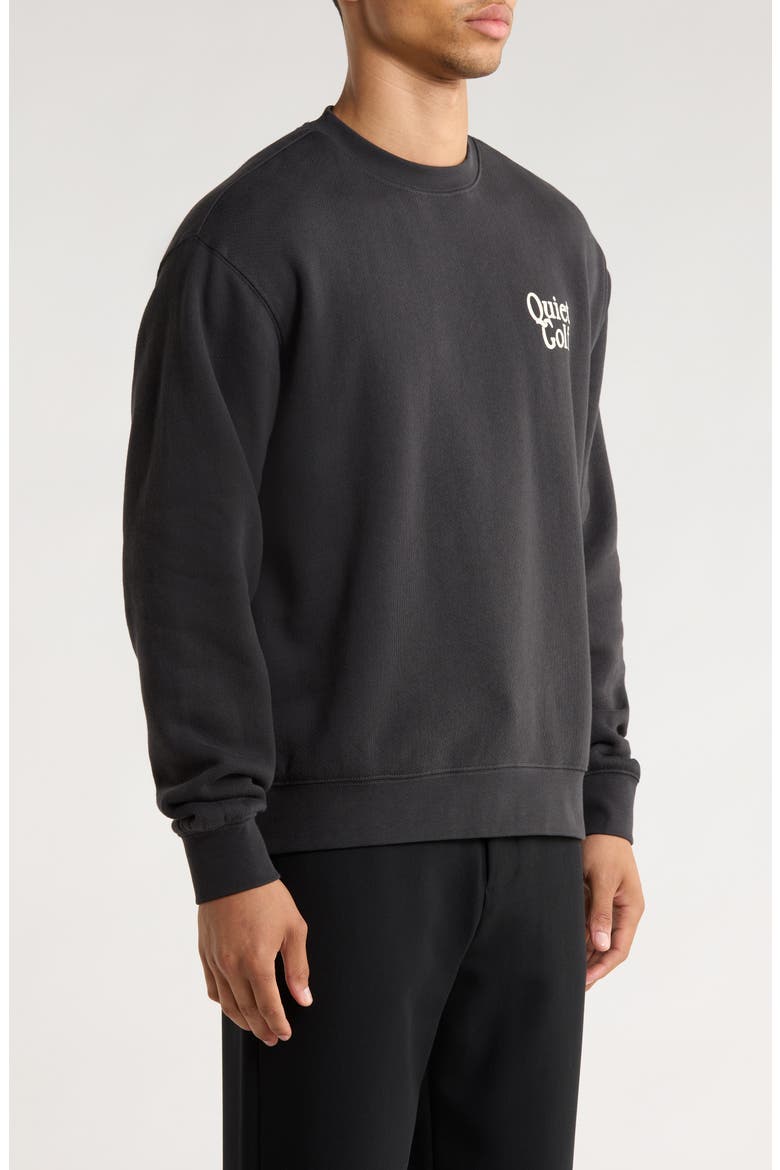 Stacked Logo Cotton Hoodie, Alternate, color, BLACK