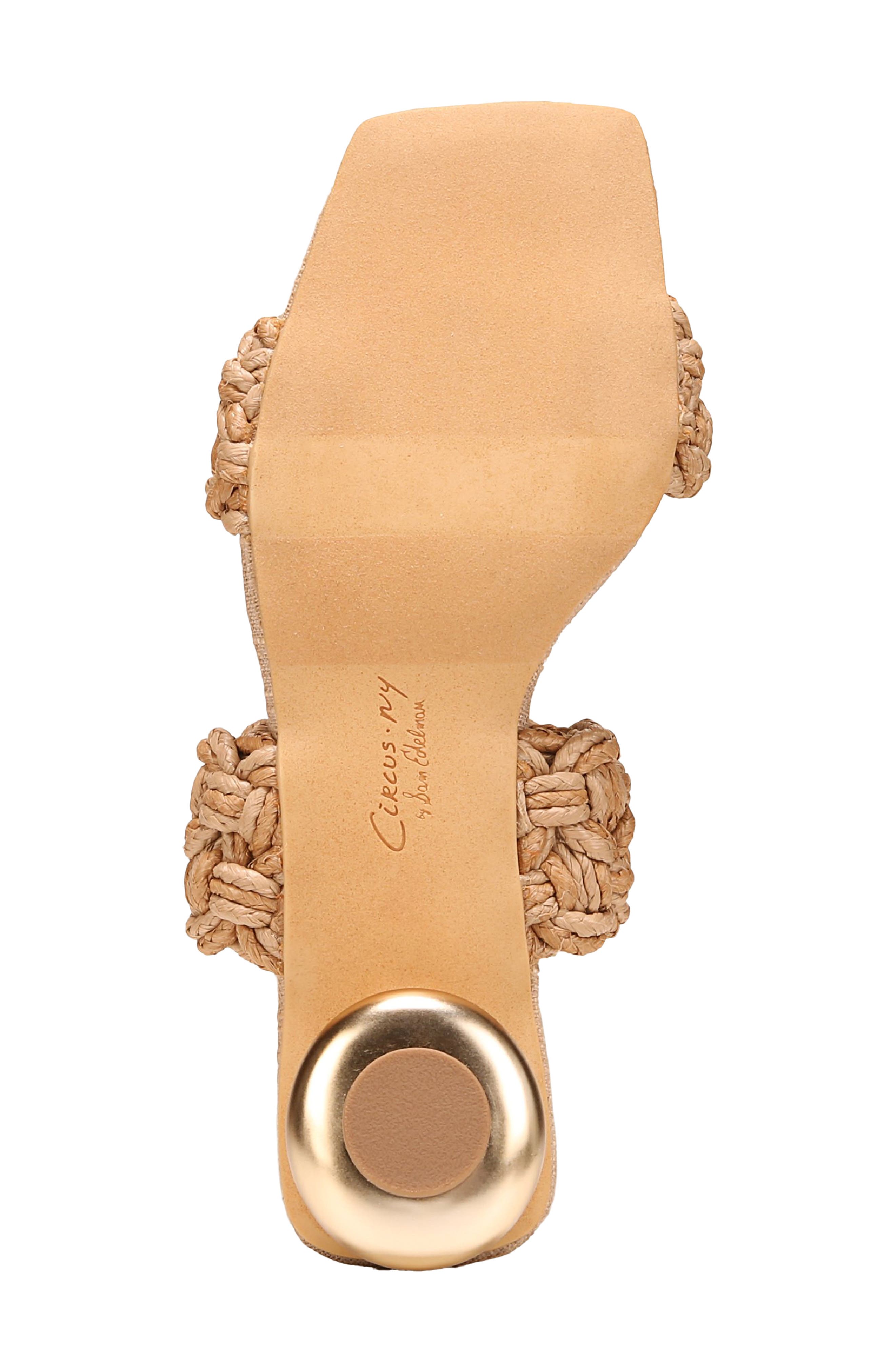 Circus NY by Sam Edelman Clover Woven Strap Sandal, Alternate, color, Light Golden Caramel/ Honey
