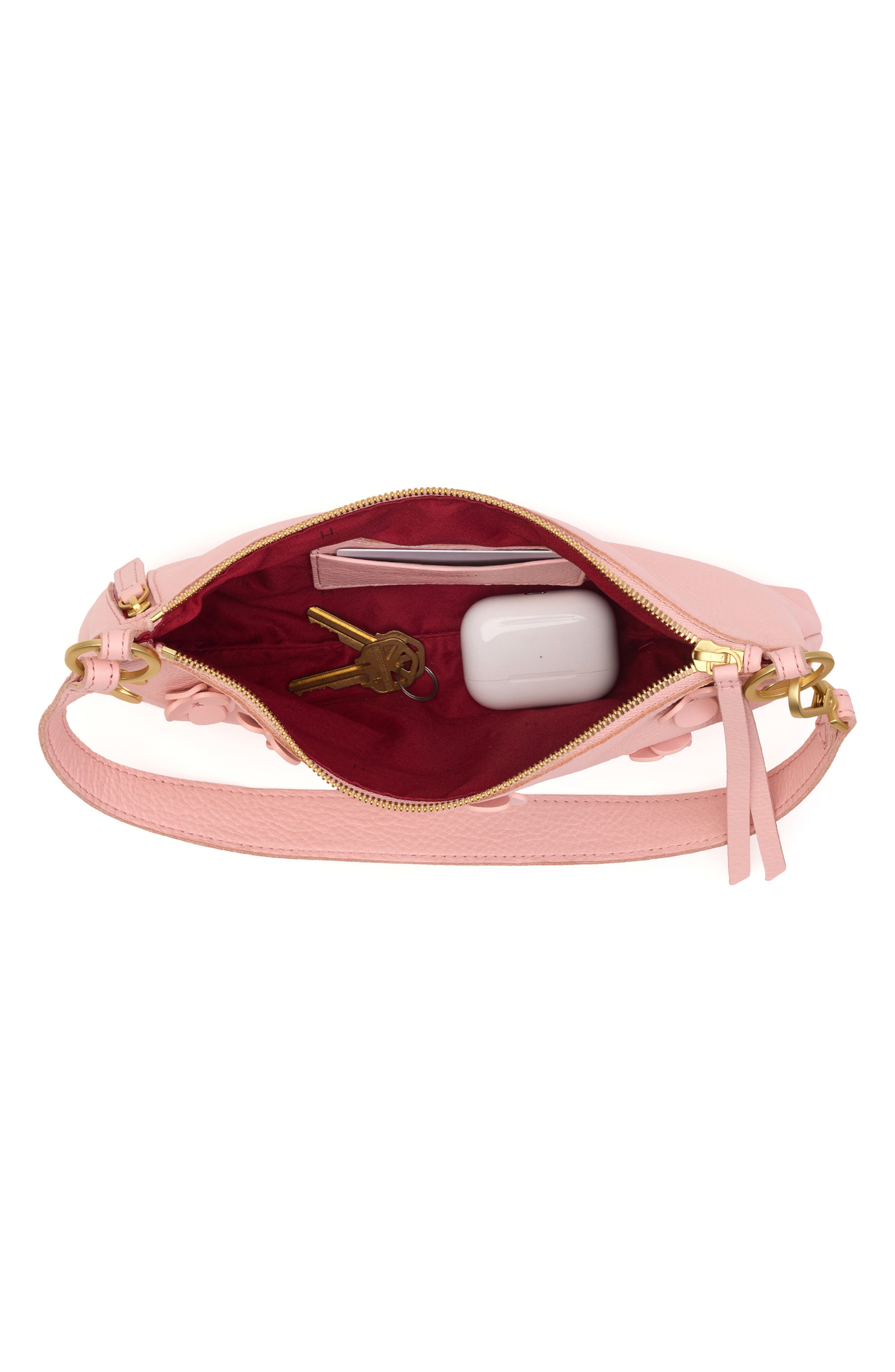 Kyle Shoulder Bag, Alternate, color, FLAMINGO FLORA/BRUSHED GOLD