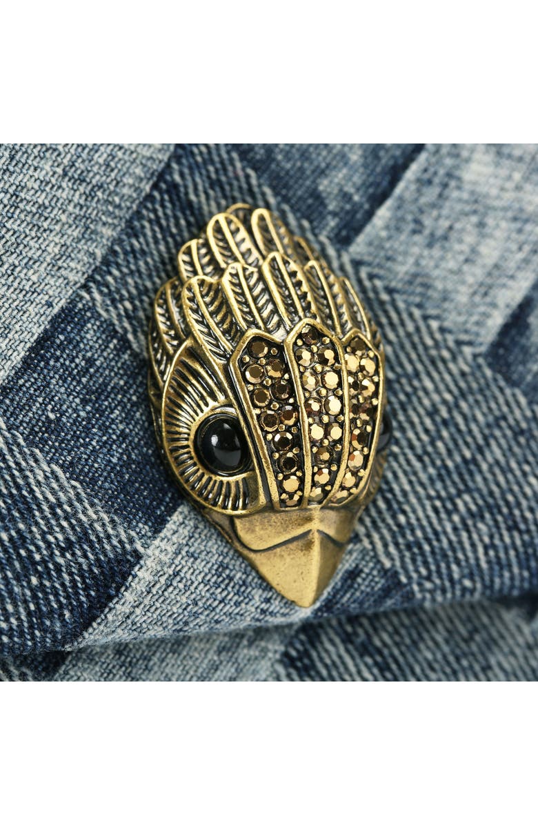 Kurt Geiger London Kensington Knot Shoulder Bag, Alternate, color, Navy