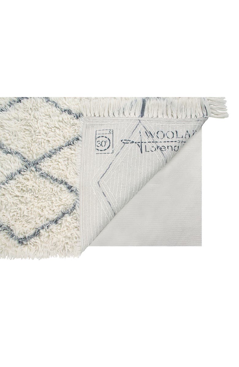 Lorena Canals Berber Washable Wool Rug, Alternate, color, Natural Charcoal