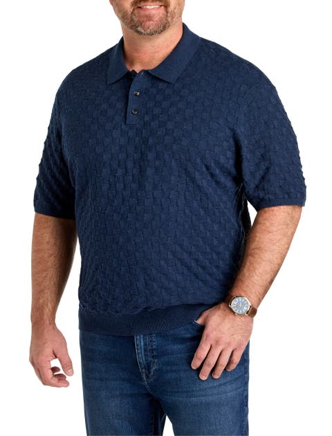 Big & Tall  Hampson Sweater Polo Shirt V2